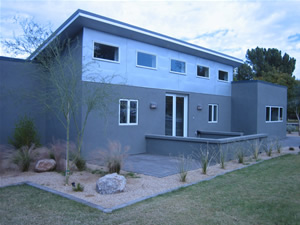 Exterior of luxury rental home in Tempe, Arizona